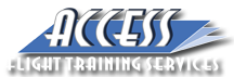 Access Flight Training Services: Logo
